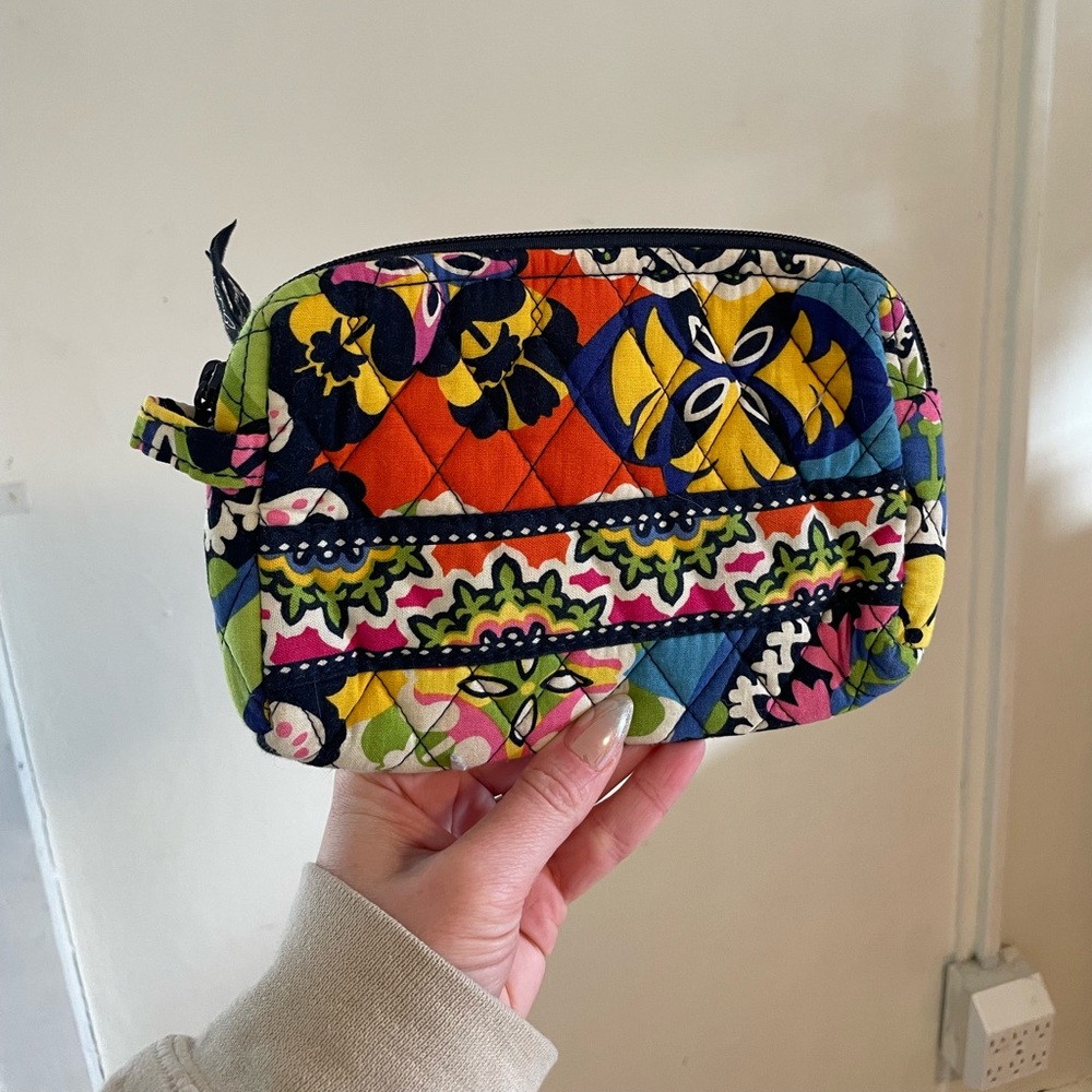 Vera Bradley Multicolor Floral Cosmetic Bag
